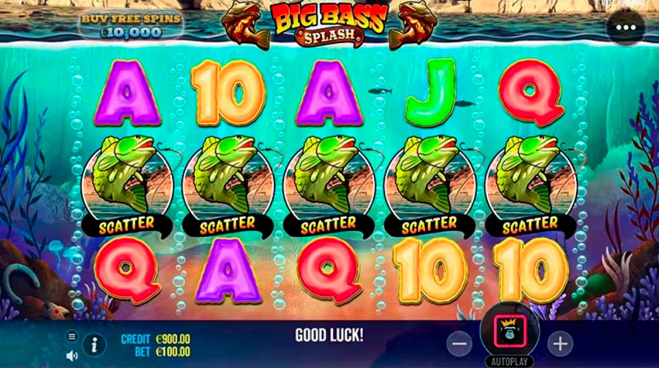 Big Bass Splash slot machine